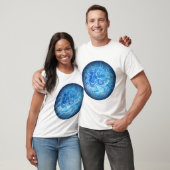 Calm Tide Fluid Art T-Shirt (Unisexe)
