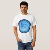 Calm Tide Fluid Art T-Shirt (Devant entier)