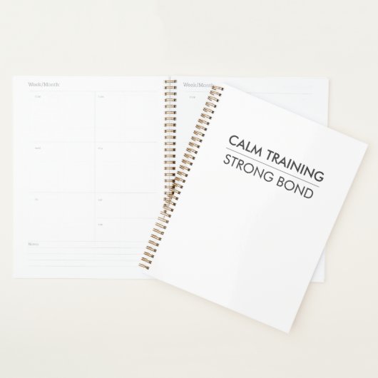 CALM TRAINING STRONG BOND – Minimal Dog Training (Devant avec enveloppe)