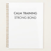CALM TRAINING STRONG BOND – Minimal Dog Training (Devant)