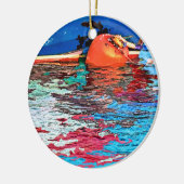 CALM WATER KERAMISCH ORNAMENT (Links)