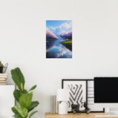 Calm Waters en Sakura Delights Poster (Thuiskantoor)