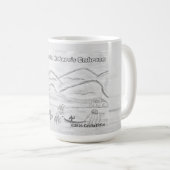 'Calm Waters in Nature's Embrace' Mug (Devant droit)