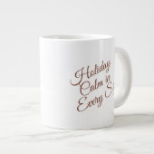 Calm Winter Mug – Cozy Minimal Design (Devant droit)