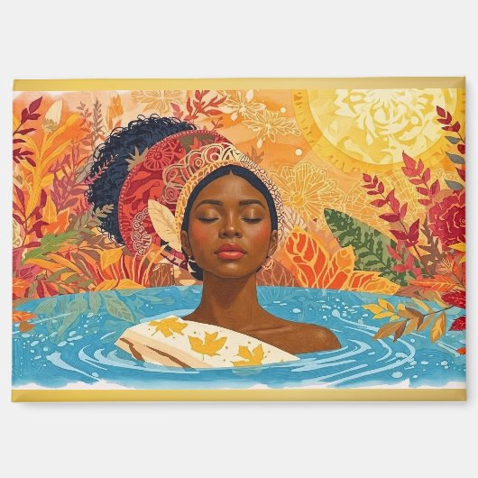 Calm Woman Magneet (Voorkant)