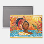 Calm Woman Magneet (Voorkant / Achterkant)