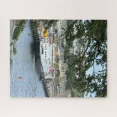 Calmac Ferry bij Rothesay, Isle of Bute, Schotland Legpuzzel (Horizontaal)