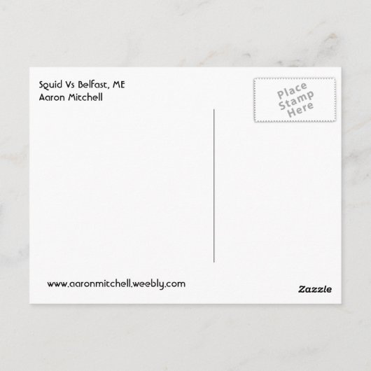 Calmar vs Belfast, carte postale ME (Dos)