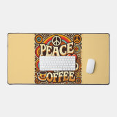 Calme, Amour, Café Retro Mat (Clavier et souris)
