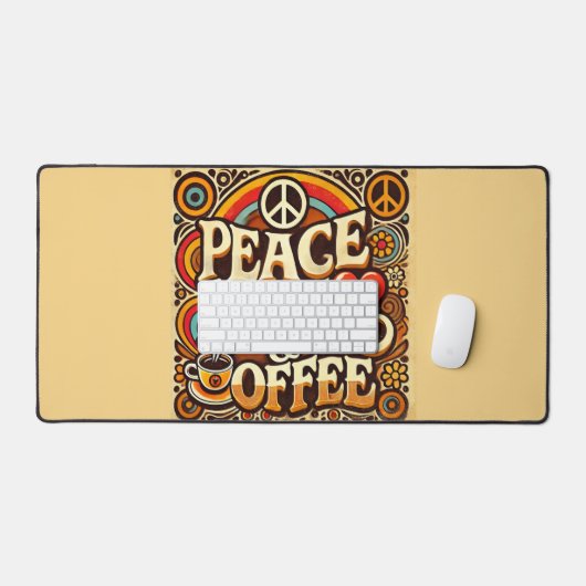 Calme, Amour, Café Retro Mat (Clavier et souris)