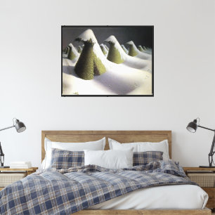 Calme de janvier – Toile d'art hivernale par Grant