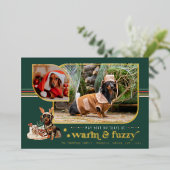 Calme & Douceur | Carte de vœux de vacances avec a (Debout devant)