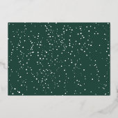 Calme & Douceur | Carte de vœux de vacances avec a (Verso)