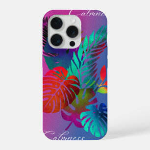 Calme Feuilles Tropicales Vibrantes Esthétique Mod