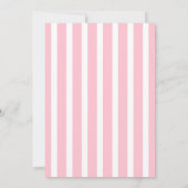 Calme Invitation d'anniversaire Martini Rose Tini (Dos)