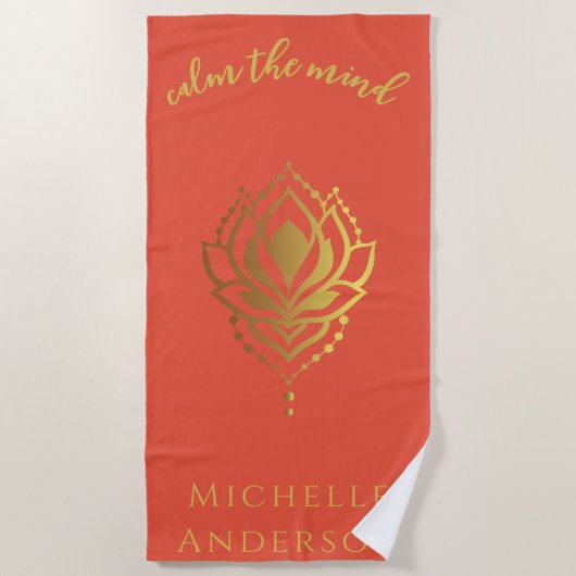 Calme Le Serviette Mind Beach (Devant)
