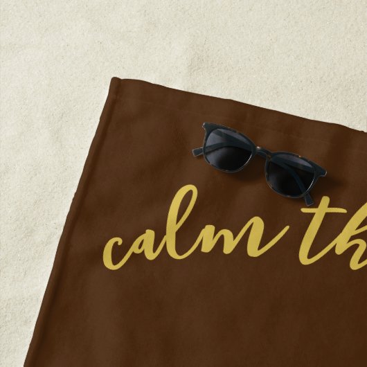 Calme Le Serviette Mind Beach (En situation)