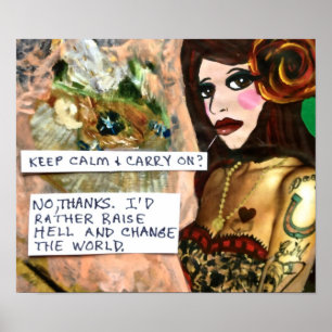 CALME POSTER ET POURSUIVRE ?