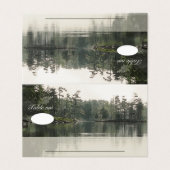 calme rustique lac evergreens réflexion mariage (Outside Unfolded)