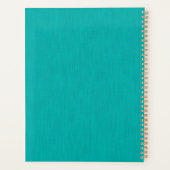 Calme & simple Fond texturé turquoise (Dos)