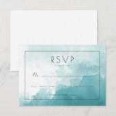Calme Teinte Aquarelle RSVP (Devant / Derrière)