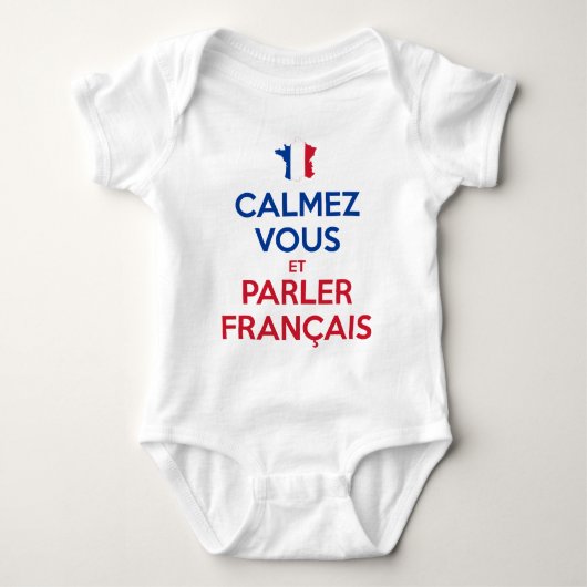 Calmez Vous et Parler Français Romper (Voorkant)