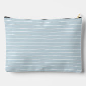 Calming Pastel Blue Ocean Waves Geometric Linear A Etui (Achterkant)