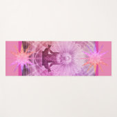 Calming Pink Namaste Zen Yogamat (Voorkant (horizontaal))