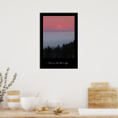 Calmness, Mt. Hood, Oregon Poster (Keuken)