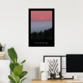 Calmness, Mt. Hood, Oregon Poster (Thuiskantoor)