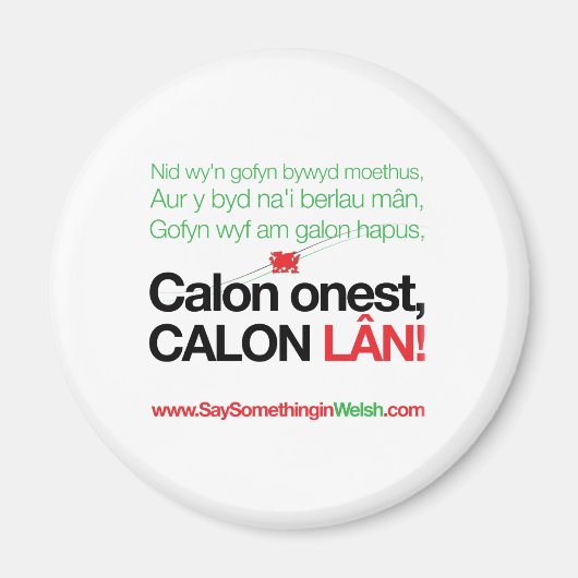 Calon Lan Magneet (Voorkant)