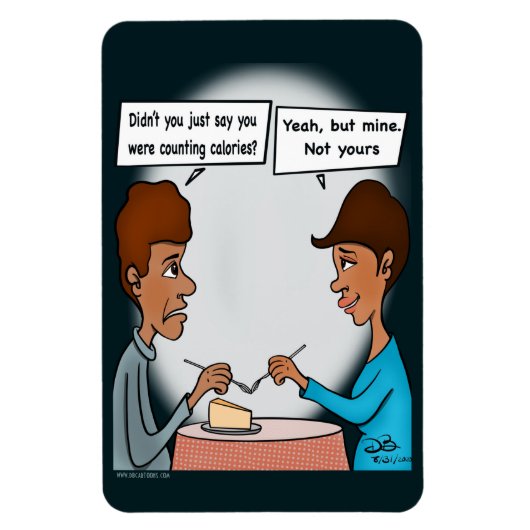 Calorieën Flexibele magneet (Verticaal)