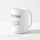 Calorieën!!! Koffiemok (Voorkant rechts)