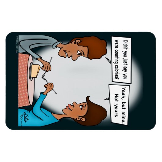 Calories Flexible Magnet (Horizontal)