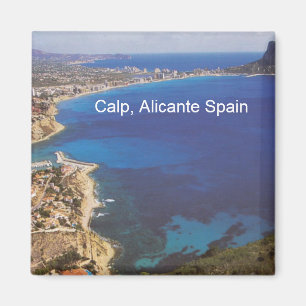 Calp Calpe Alicante Spain Foto Fridge Magnet Magneet