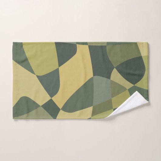 Calques de pierre du milieu du siècle vert (Serviette à main)