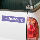 CalRCV.org Sticker pare-chocs (Sur camion)
