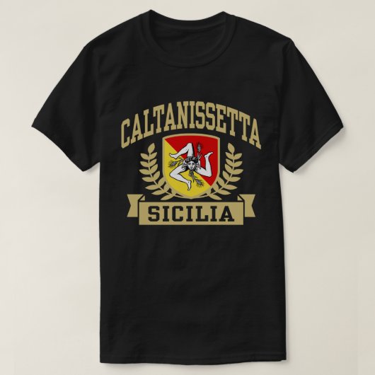 Caltanissetta Sicilia T-shirt (Design voorkant)
