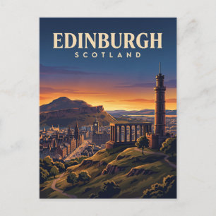 Calton Hill Schotland Briefkaart