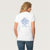 Calumet County Democraten - Vrouwen t-shirts met é (Achterkant volledig)