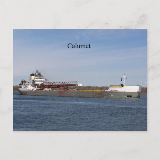 Calumet-postkaart Briefkaart (Voorkant)