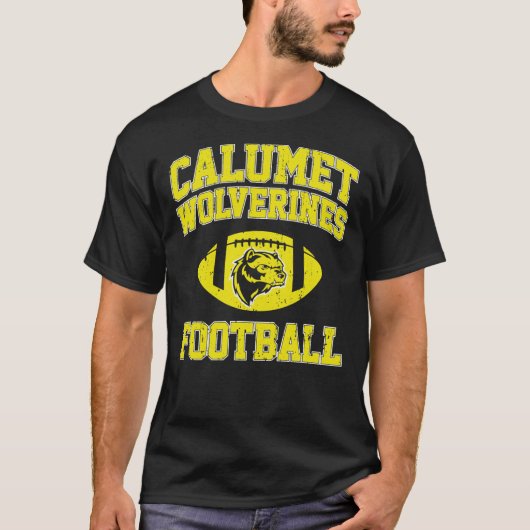 Calumet Wolverines Football Essential T-Shirt (Voorkant)