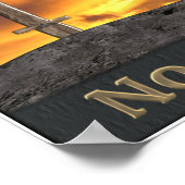 Calvariekruis art poster (Hoek)