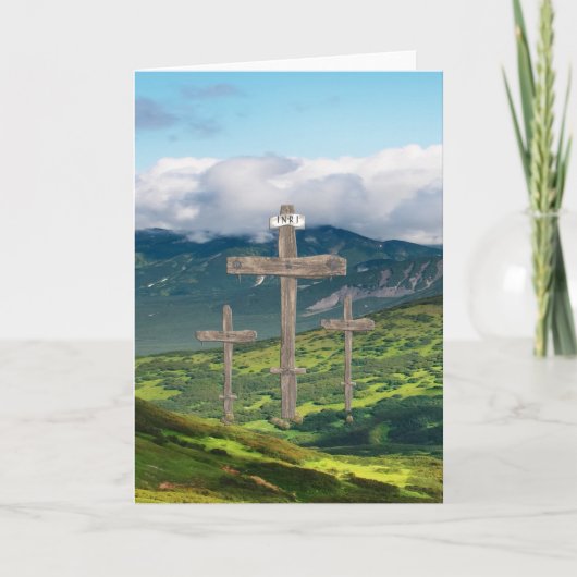 Calvarium Feestdagen Kaart (Voorkant)