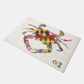 Calver de Maryland krab deurmat (Schuin)