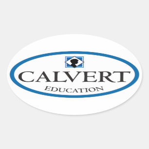 Calvert Education Ovale Stickers (Set van Vier)
