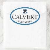 Calvert Education Stickers ovale (Ensemble de quat (Sac)