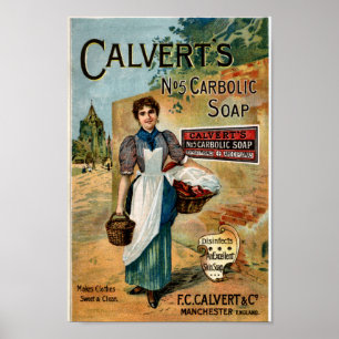 Calverts Carbolic Soap  Adverteren Poster