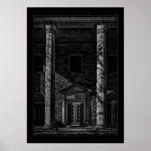 Calvijn Presbyteriaanse kerk nr. 1 met grens Poster