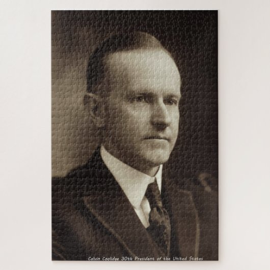 Calvin Coolidge 30e President van Amerika Legpuzzel (Verticaal)